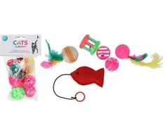 Cats Collection kačių žaislų rinkinys 6 vnt