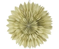Christmas Decoration Žalia dekoratyvinė popierinė 3D žvaigždė 50 cm
