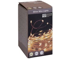Christmas Decoration LED vielinė girlianda 320 LED šiltai balta 725524
