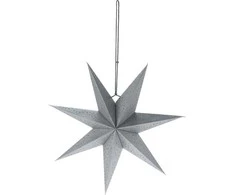 Christmas Decoration Sidabrinė Dekoratyvinė Žvaigždė 45 cm - Kalėdų Ornamentas