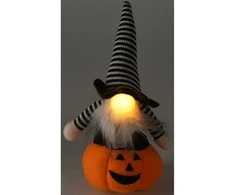Christmas Decoration dekoratyvinė figūrėlė ant moliūgo 25 cm LED