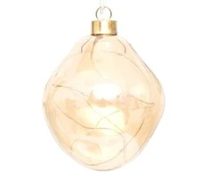Christmas Decoration Stikliniai lašai su LED apšvietimu 12 cm