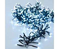 Christmas Decoration Kalėdinės eglutės lemputės, 3000 LED lempučių grandinėlė, laikmatis, šaltai balta