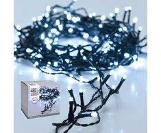 Christmas Decoration Kalėdinės eglutės lemputės, 480 LED lempučių, šaltai balta