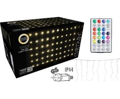 Christmas Decoration KALĖDINĖS ŠVIESOS ŠVIESOS UŽDUOTĖS 240 LED 600X60CM SU NUOTOLINIO PULTU ŠILTA BALTA