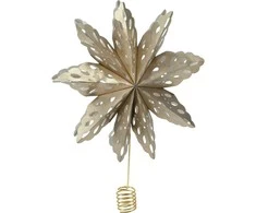 Christmas Decoration Kalėdinė žvaigždė 30 cm auksinė popierinė