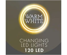 Christmas Decoration Kalėdinės užuolaidų lemputės 120 LED su pulteliu