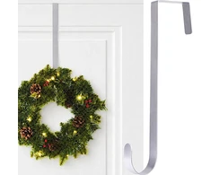 Mondex Christmas Decoration WIESZAK UCHWYT DO STROIKÓW 30CM Sidabrinis MATOWY