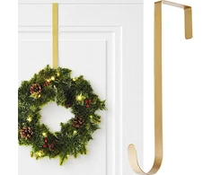 Mondex Christmas Decoration WIESZAK UCHWYT DO STROIKÓW 30CM Auksinė MATOWY