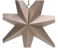 Christmas Gifts Dekoratyvinė žvaigždė 60 cm - Šampano auksinė - Kalėdų ornamentas