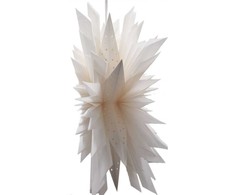 Kalėdinė dekoracija Christmas Gifts 3D DEKORATYVINĖ POPIERINĖ ŽVAIGŽDĖ 50CM BALTA
