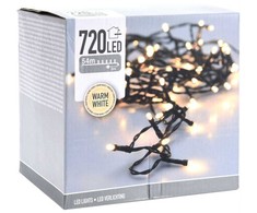 Mondex Christmas Gifts KALĖDINĖS LEMBUTĖS GRANDINĖS ŠVIESOS 720 LED ŠILTAI BALTA