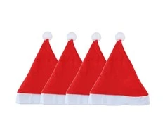 Christmas Gifts kalėdinės kepurės - 4 vnt. rinkinys