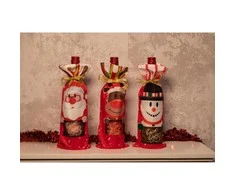 Christmas Gifts Kalėdinis maišelis buteliui su elniu