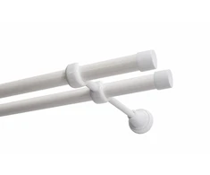 Decastyl DVIGUBAS KARNIZAS FI 19 MM Baltas 480 CM LUNA KOWALSKI