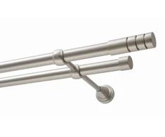 Decastyl Dvigubas karnizas FI 19 mm chromo satinas 480 cm TECHNO KOWALSKI
