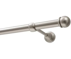 Decastyl Viengubas karnizas FI 19 mm chromuotas satininis 240 cm MAX KOWALSKI