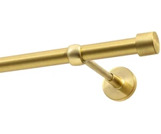 Decastyl Vieninis karnyzas FI 19 mm, žalvarinis satinas, 400 cm, LUNA, KOWALSKI