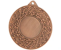 Detal Bendras bronzos medalis su vieta emblemai 25 mm - plieno