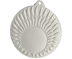 Detal Bendras sidabro medalis su vieta emblemai 25 mm - plieno