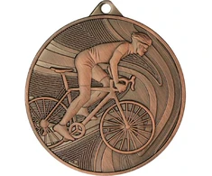 Detal Bronzos medalis – dviračių sportas – plieno medalis