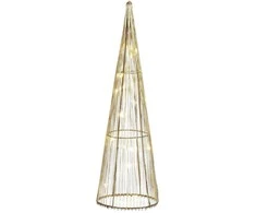 Victoria Sport Auksinė LED dekoratyvinė eglutė 40 cm