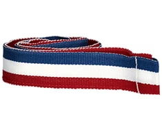 Detal Kaspinas 20 mm - raudona-balta-mėlyna