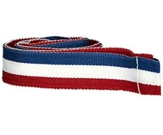 Detal Kaspinas 20 mm - raudona-balta-mėlyna