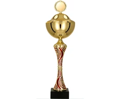Detal Metalinis puodelis su dangteliu