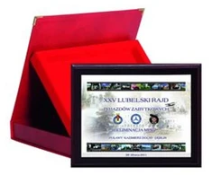 Detal Plastikinis diplomas su laminatu colour touch ir dėklu 275x220 mm