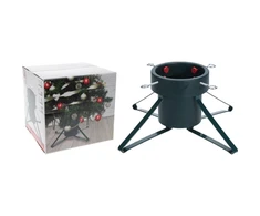 Dekoracja Domu Kalėdų eglutės stovas metalinas žalias 1,8 l, 18 cm 6 vnt.