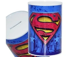 INNA METALINĖ TAUPYKLĖ SUPERMAN 10x15CM 448357