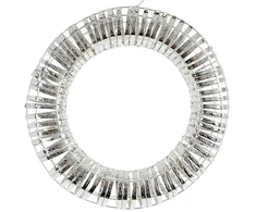 Detal Dekoracja świąteczna Victoria Sport Wianek dekoracyjny opona 30LED 40CM sidabrinė