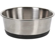Pets Collection dubenėlis plieno na karmę šuniui kota antypoślizgowa indas na wodę 16 cm 1,1 l