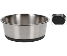 Pets Collection dubenėlis plieno na karmę šuniui kota antypoślizgowa indas na wodę 16 cm 1,1 l