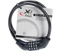 dviratinė spyna su kodu 3,5 mm XQMAX