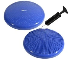Enero Pripučiama balansinė pusiausvyros pagalvėlė su pompa Victoria Sport 33 cm, mėlyna