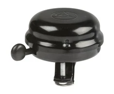 juodas dviratininko skambutis dunlop 57 mm