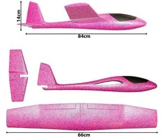 Eddy Toys PUTINIS LĖKTUVAS 84CM RAUDONAS 1074177
