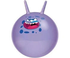 Eddy Toys Violetinis šokinėjimo kamuolys su rankenomis 45 cm
