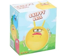 Eddy Toys Skersinė kamuolys su ragais 45 cm geltonas