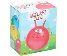 Eddy Toys Rožinė šokinėjimo kamuolys su rageliais