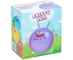 Eddy Toys Violetinis šokinėjimo kamuolys su rankenomis 45 cm