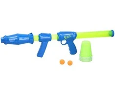 Scatch žaislinis pistoletas su kamuoliukais 67,5-97 cm