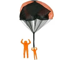 Eddy Toys Skraidantis parašiutininkas oranžinis 50 cm