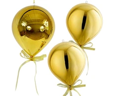 Edelman Bombka formówka plastikowa bezpieczna balon śr. 20CM - auksinė
