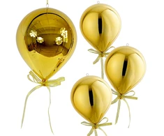 Edelman Bombka formówka plastikowa bezpieczna balon śr 15CM - auksinė