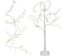 Dekoracja świąteczna Edelman Drzewko dekoracyjne 150LED 120CM baltas