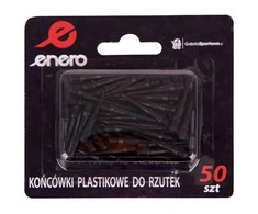 Plastikinių atsarginių strėlyčių antgaliai Enero 50 vnt. juodi