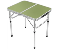 Enero Camp Sulankstomas turistinis stalas 60x45x25/56 cm, žalias